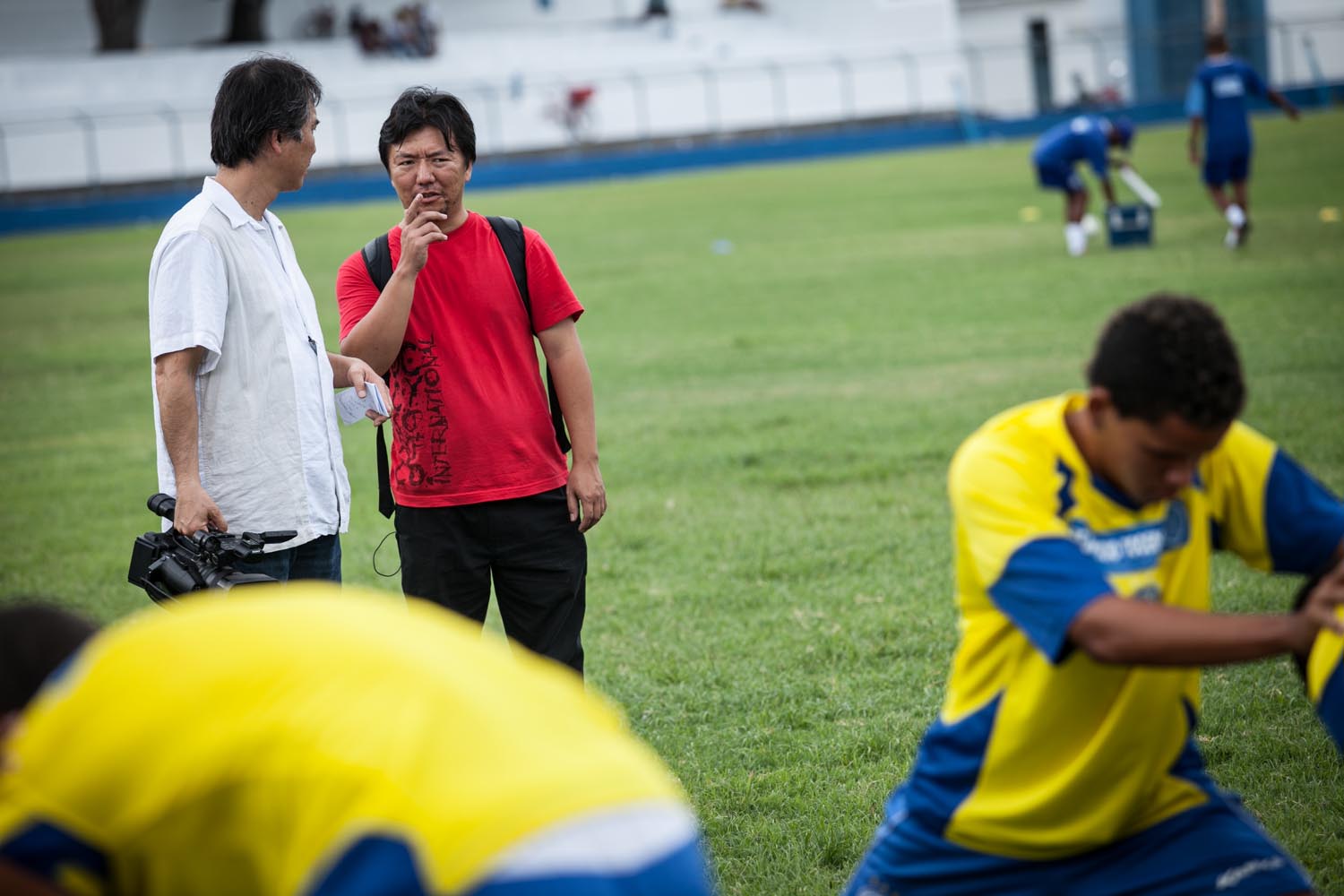 Equipe de TV Japonesa faz documentário no Sabino. 