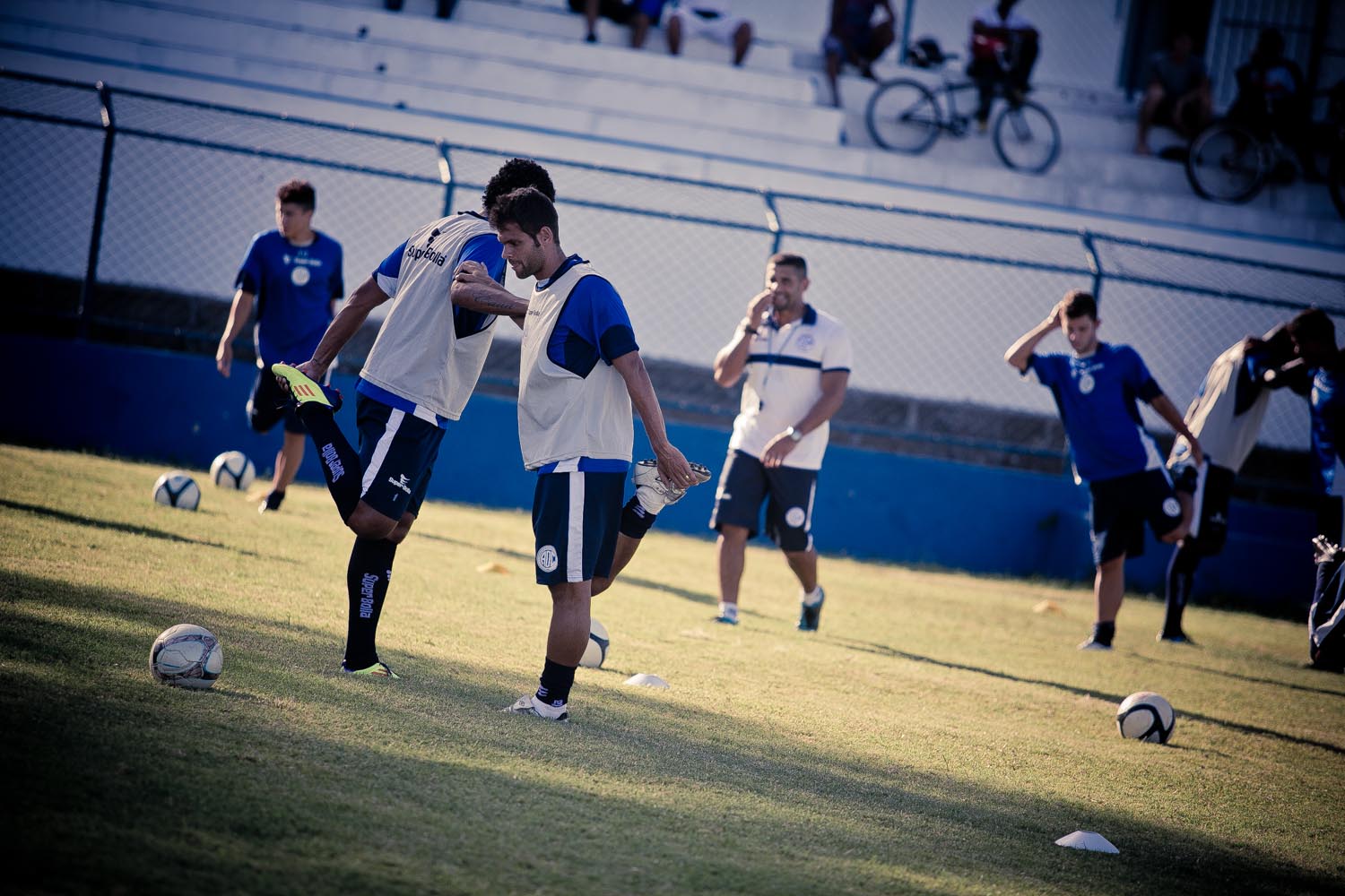 Treino antes do confronto contra o Itabaiana 
