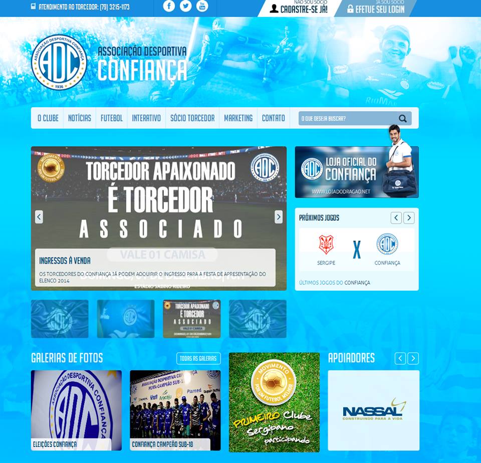 Novo site já está no ar